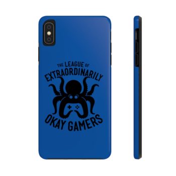 Case Mate Tough Phone Case, Black on Blue - Image 6