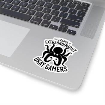 Badge Sticker, Black - Image 8