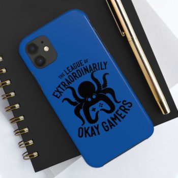 Case Mate Tough Phone Case, Black on Blue - Image 9