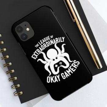 Case Mate Tough Phone Case, White on Black - Image 2
