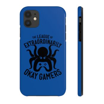Case Mate Tough Phone Case, Black on Blue - Image 8