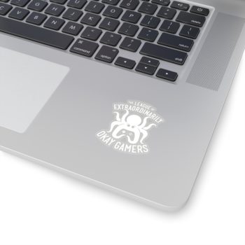 Badge Sticker, White - Image 4