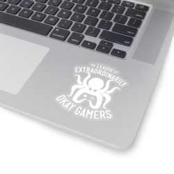 Badge Sticker, White