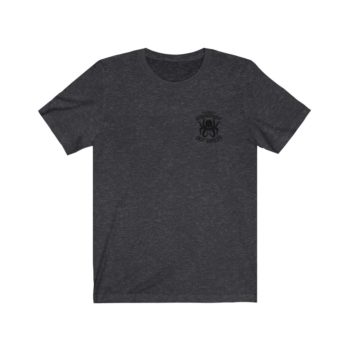 Unisex Jersey Tee, Black Logo, Badge Front, LXOG Back - Image 33
