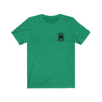Unisex Jersey Tee, Black Logo, Badge Front, LXOG Back - Image 19