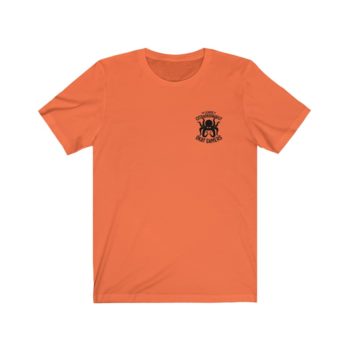 Unisex Jersey Tee, Black Logo, Badge Front, LXOG Back - Image 5