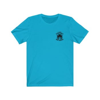 Unisex Jersey Tee, Black Logo, Badge Front, LXOG Back - Image 25