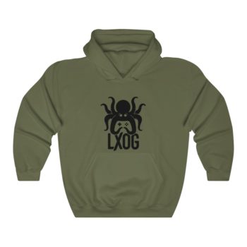 Unisex Heavy Blend™ Hooded Sweatshirt, Black LXOG - Image 4