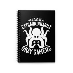 Spiral Notebook, Ruled Line, Black