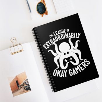 Spiral Notebook, Ruled Line, Black - Image 5