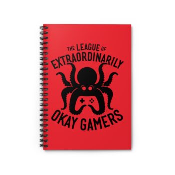 Spiral Notebook, Ruled Line, Red