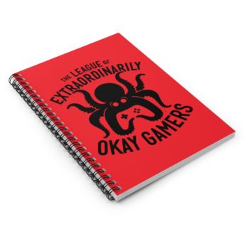 Spiral Notebook, Ruled Line, Red - Image 3