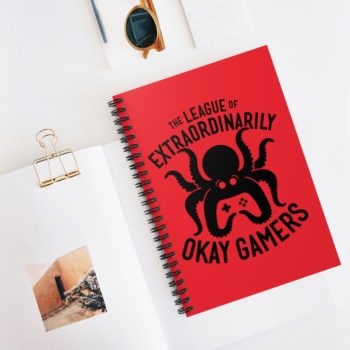 Spiral Notebook, Ruled Line, Red - Image 5
