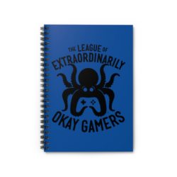 Spiral Notebook, Ruled Line, Blue