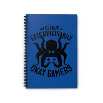 Spiral Notebook, Ruled Line, Blue
