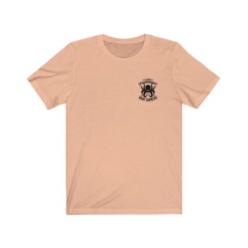 Unisex Jersey Tee, Black Logo, Badge Front, LXOG Back - Image 13