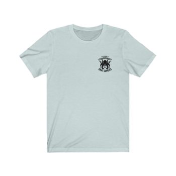 Unisex Jersey Tee, Black Logo, Badge Front, LXOG Back - Image 21