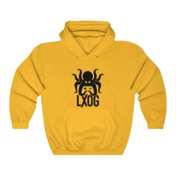 Unisex Heavy Blend™ Hooded Sweatshirt, Black LXOG - Image 3