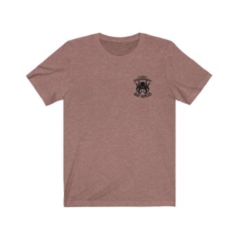 Unisex Jersey Tee, Black Logo, Badge Front, LXOG Back - Image 7