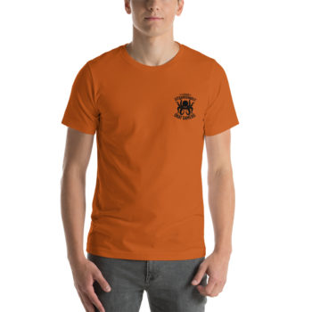 Unisex Jersey Tee, Personalized Name, Black Logos - Image 36