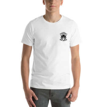 Unisex Jersey Tee, Personalized Name, Black Logos - Image 99