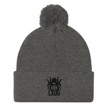 Pom-Pom Beanie, Black Logo - Image 7