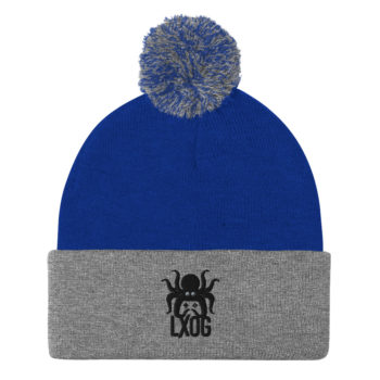 Pom-Pom Beanie, Black Logo - Image 4